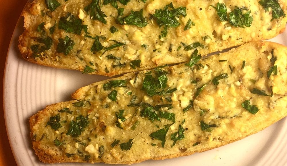 marijuana-infused garlic bread