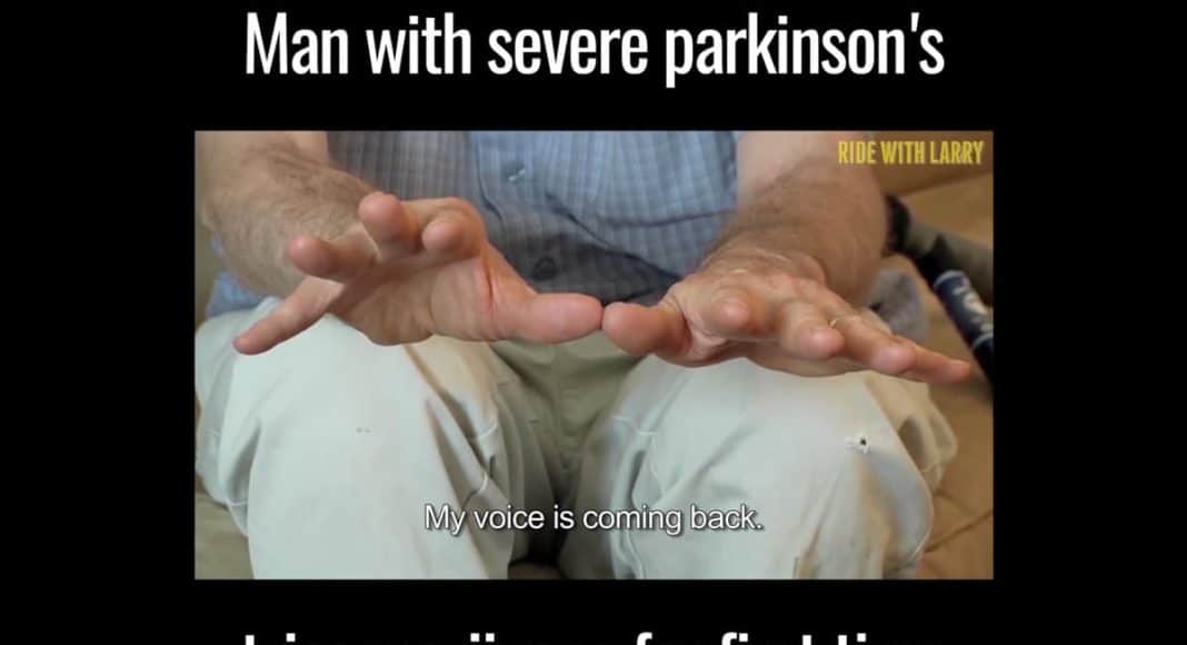 Watch When This Parkinson's Patient Smokes Marijuana