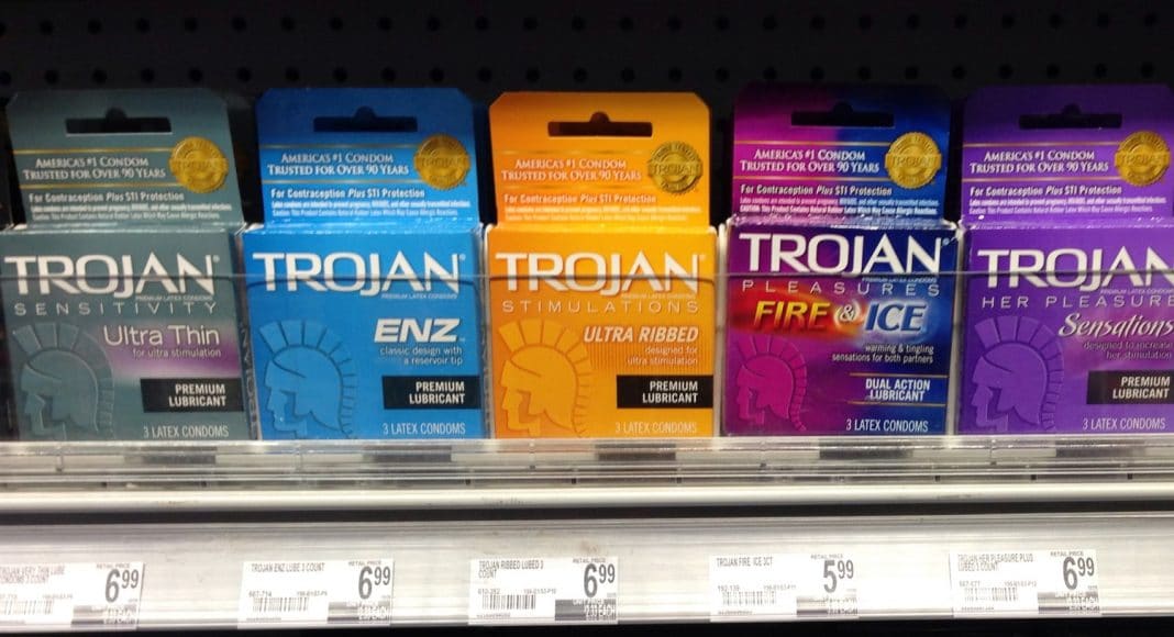 Trojan condoms