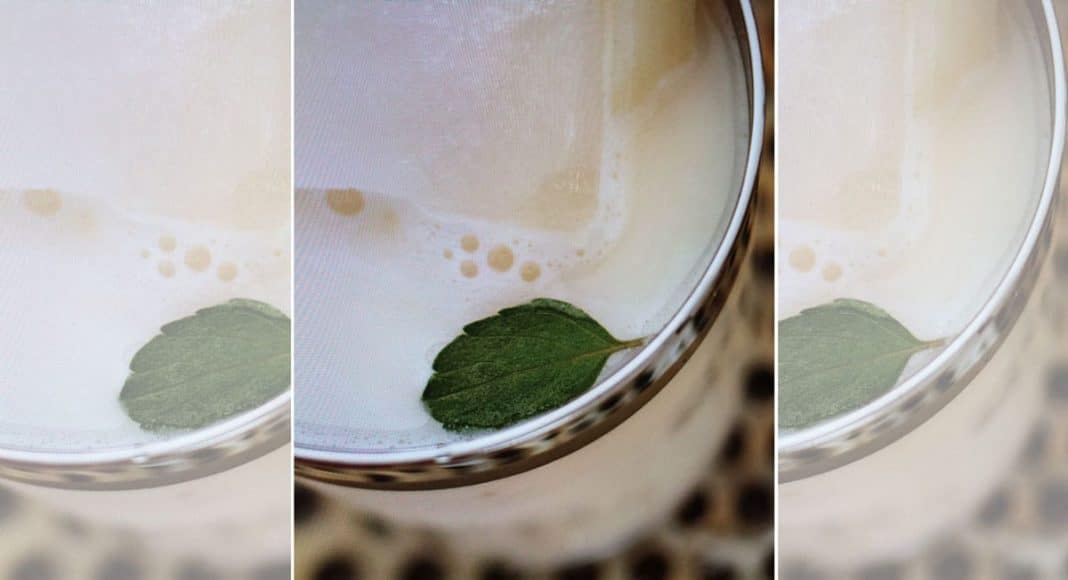 Vietnamese sugar cane juice mocktail