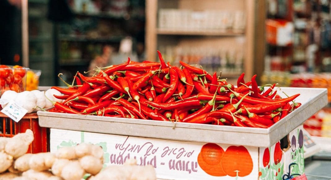 hot peppers