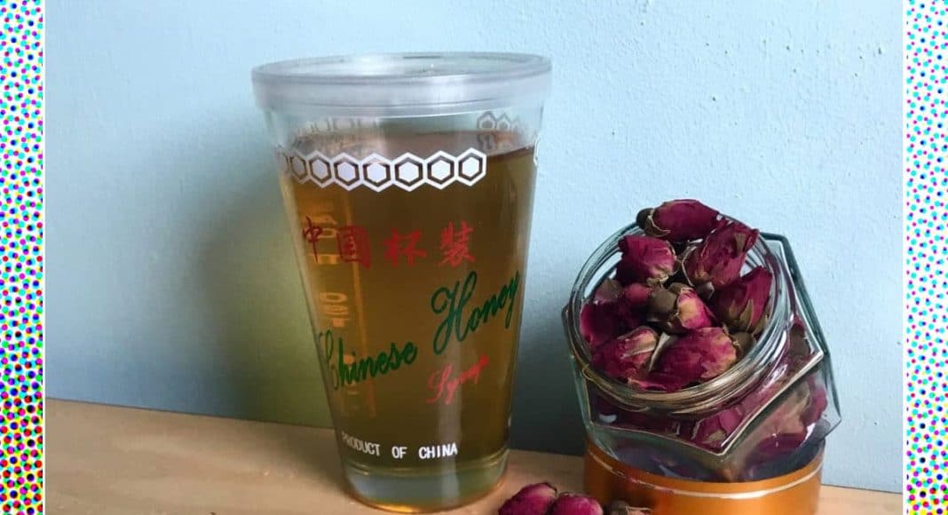 Cannabis And Rose Infused Honey