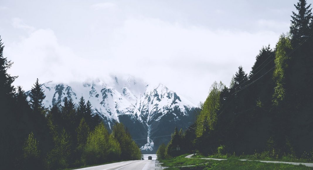 Small Alaskan Tourist Town