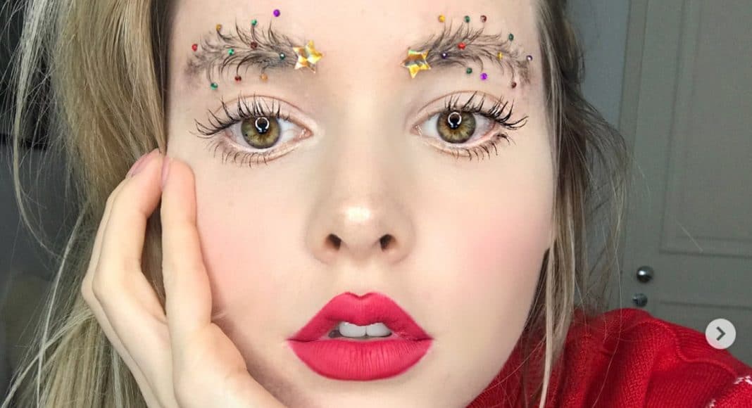 Christmas Tree Eyebrows