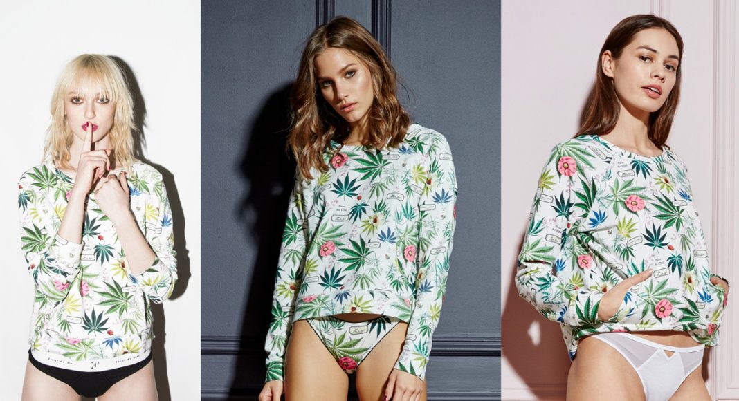 Luxe Lingerie Cannabis Print Collection