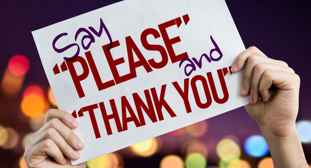 Please And Thank You: Where We Discuss Manners