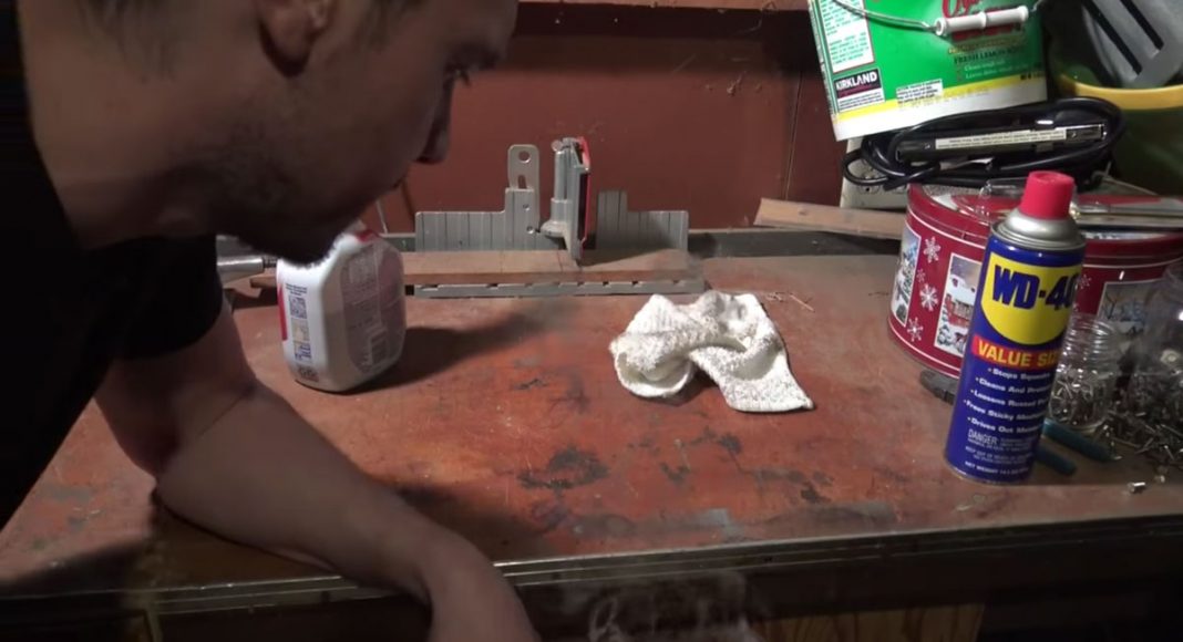 Guy Tries To Remove A Tough Stain With Marijuana