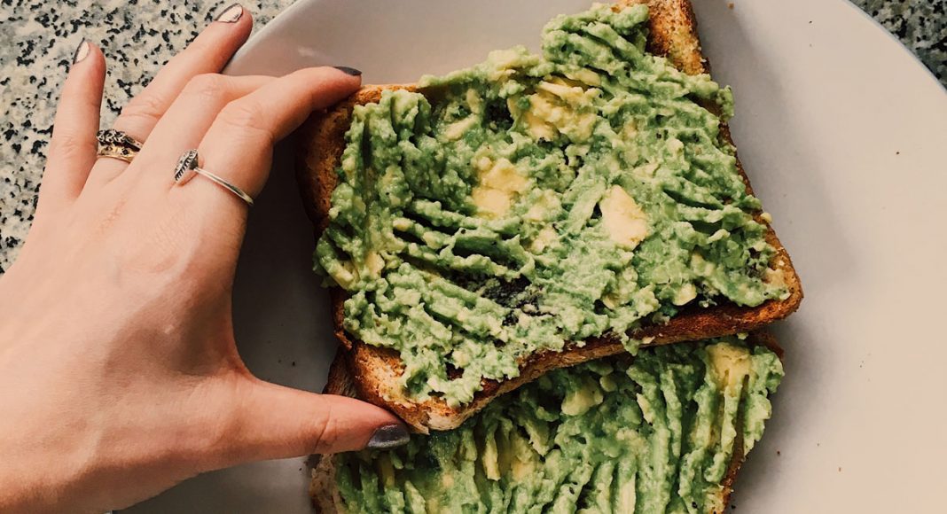 chocolate avocado toast