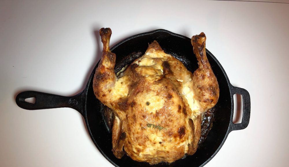 Roast Chicken With Cannabis Infused Stuffing For A Thanksgiving Twosome
