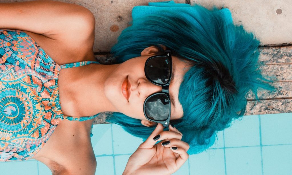 blue