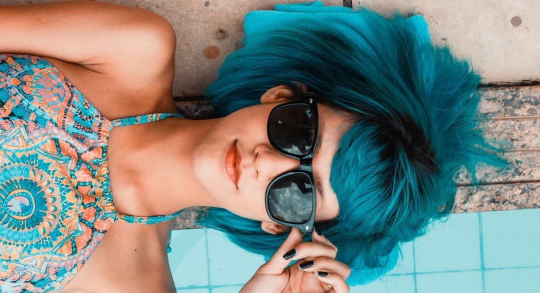 blue