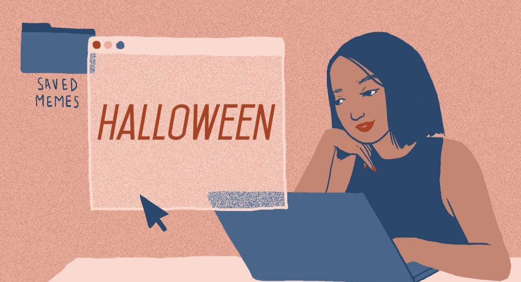 meme column halloween