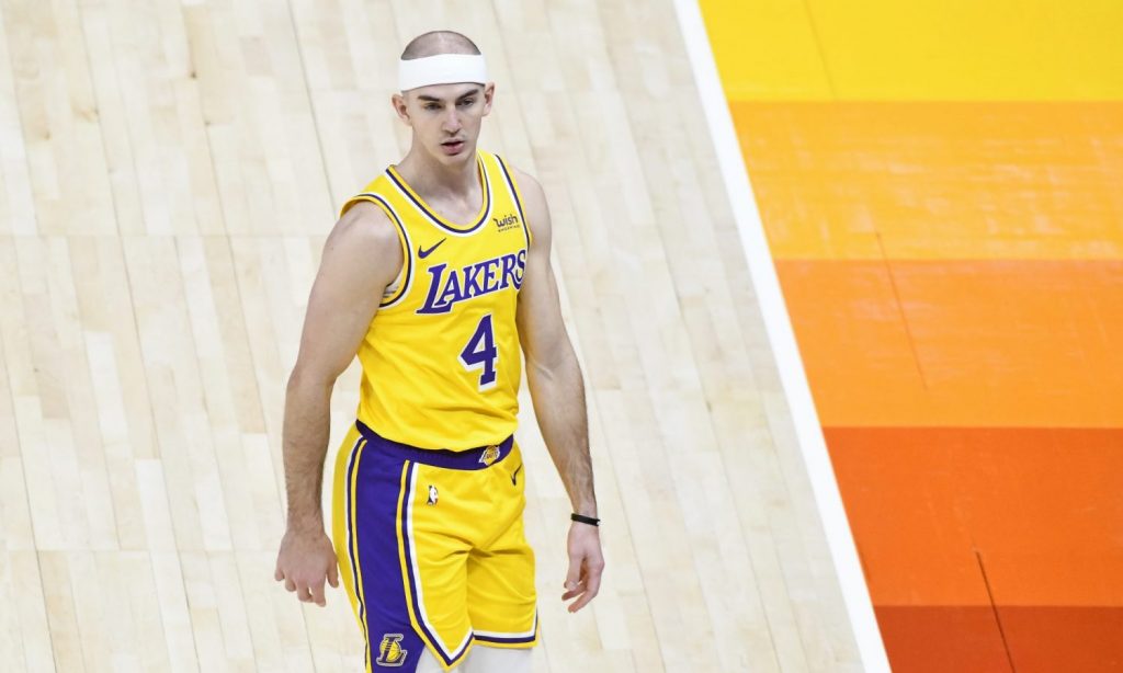 Los Angeles Lakers guard Alex Caruso