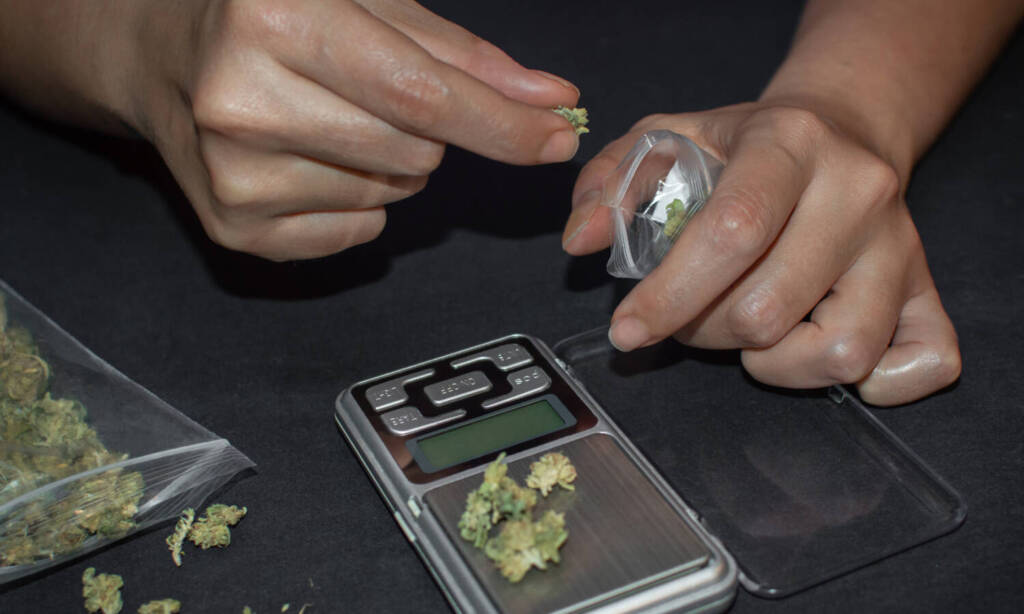 marijuana weight scale