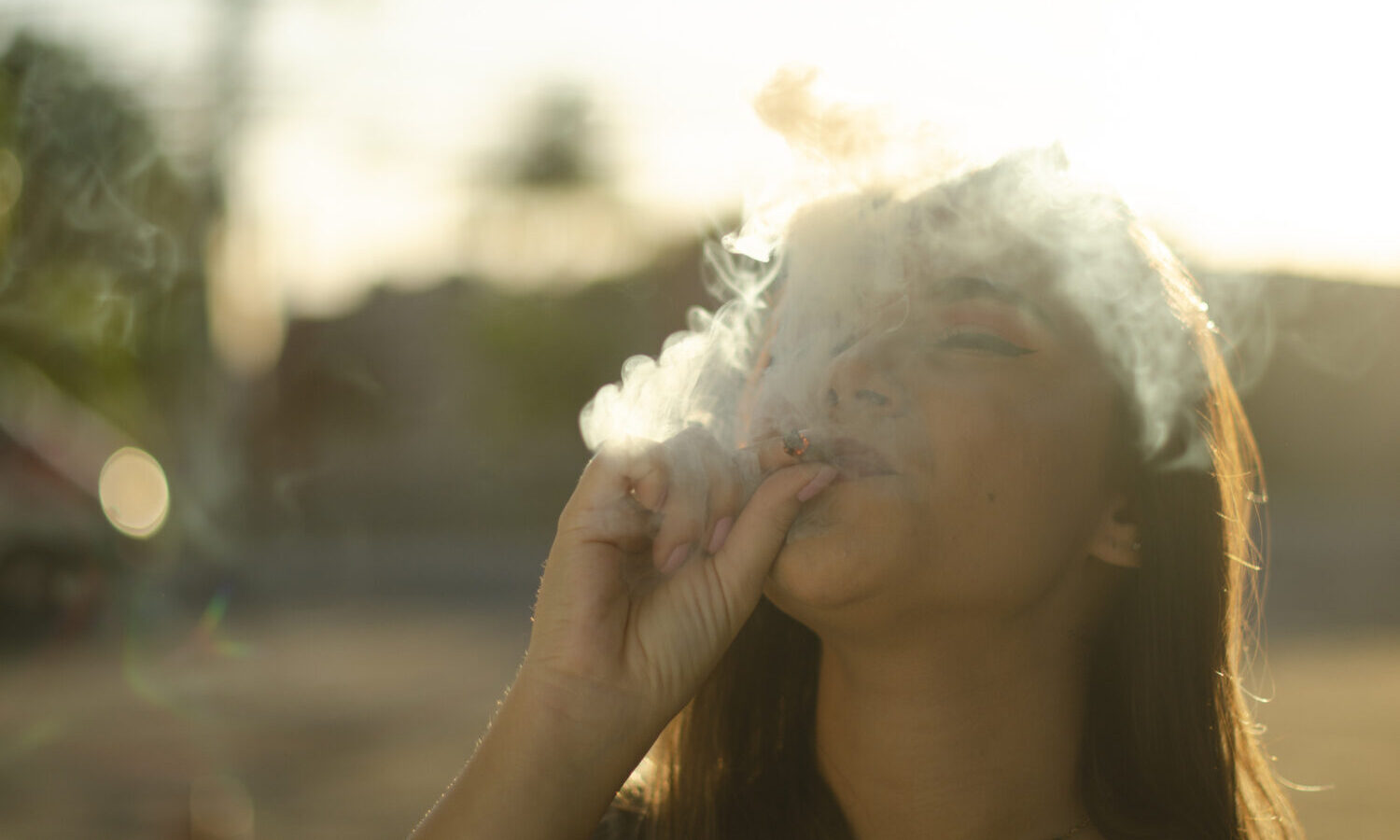 smoking marijuana